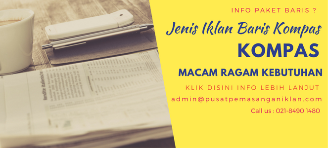 Iklan Baris Kompas Pasang Iklan Murah Www Pusatpemasanganiklan Com
